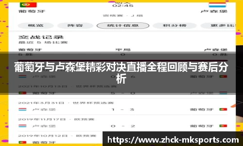 葡萄牙与卢森堡精彩对决直播全程回顾与赛后分析